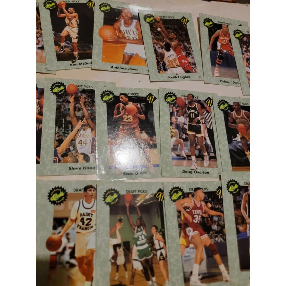 35 Classic Premiere Edition Basketball Cards 1991 1990s Vintage Ncaa
